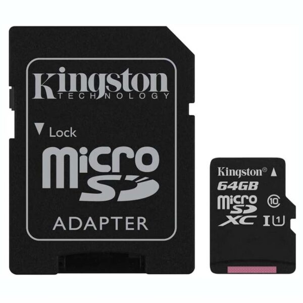 Kingston  64GB microSD Class 10 UHS-1 - Image 2